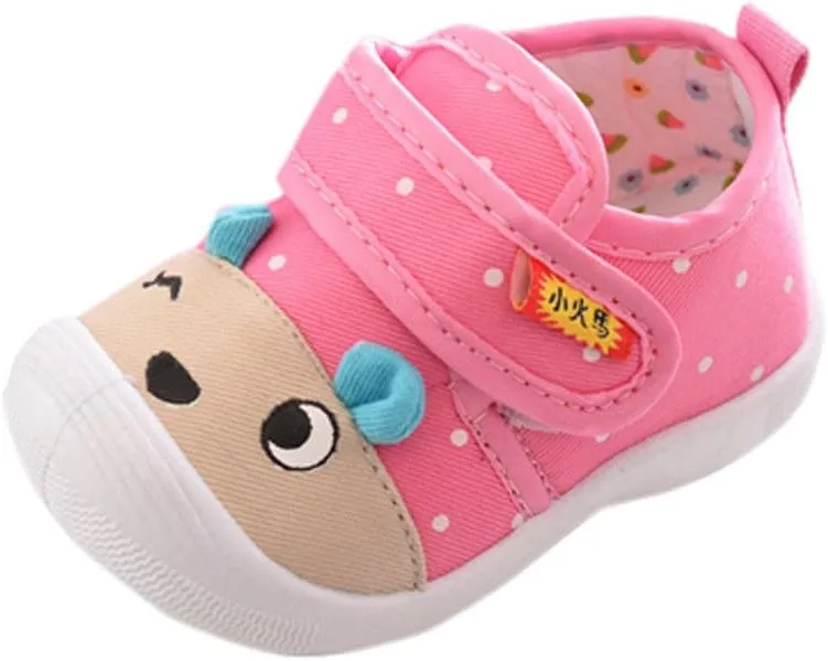 18-24 Month Toddler Shoes - Boys & Girls Cartoon Squeaky Sole Anti-Slip Infant Kids Shoes