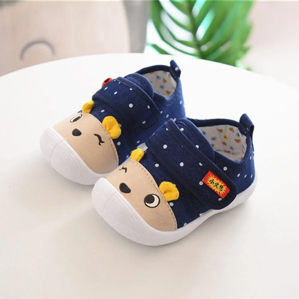 Baby Squeaky Shoes for Toddler Boys Girl Infant Cute Cartoon Sneakers First Walking Shoes Soft Non Silp Shoes Kids
