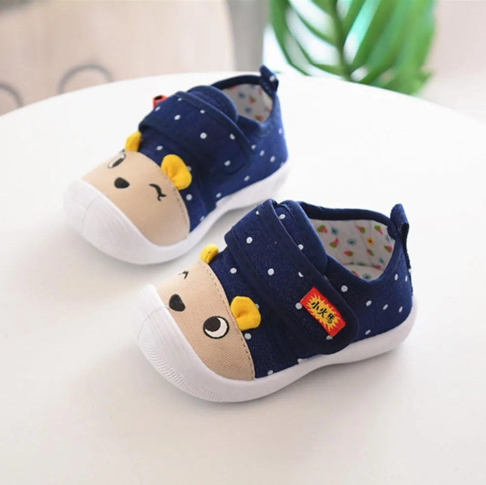 Baby Squeaky Shoes for Toddler Boys Girl Infant Cute Cartoon Sneakers First Walking Shoes Soft Non Silp Shoes Kids