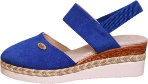Cathalem Orthopedic Sandals for Women Espadrilles Platform Wedge Ankle Strap Sandals Comfortable Anti Slip Casual Shoes