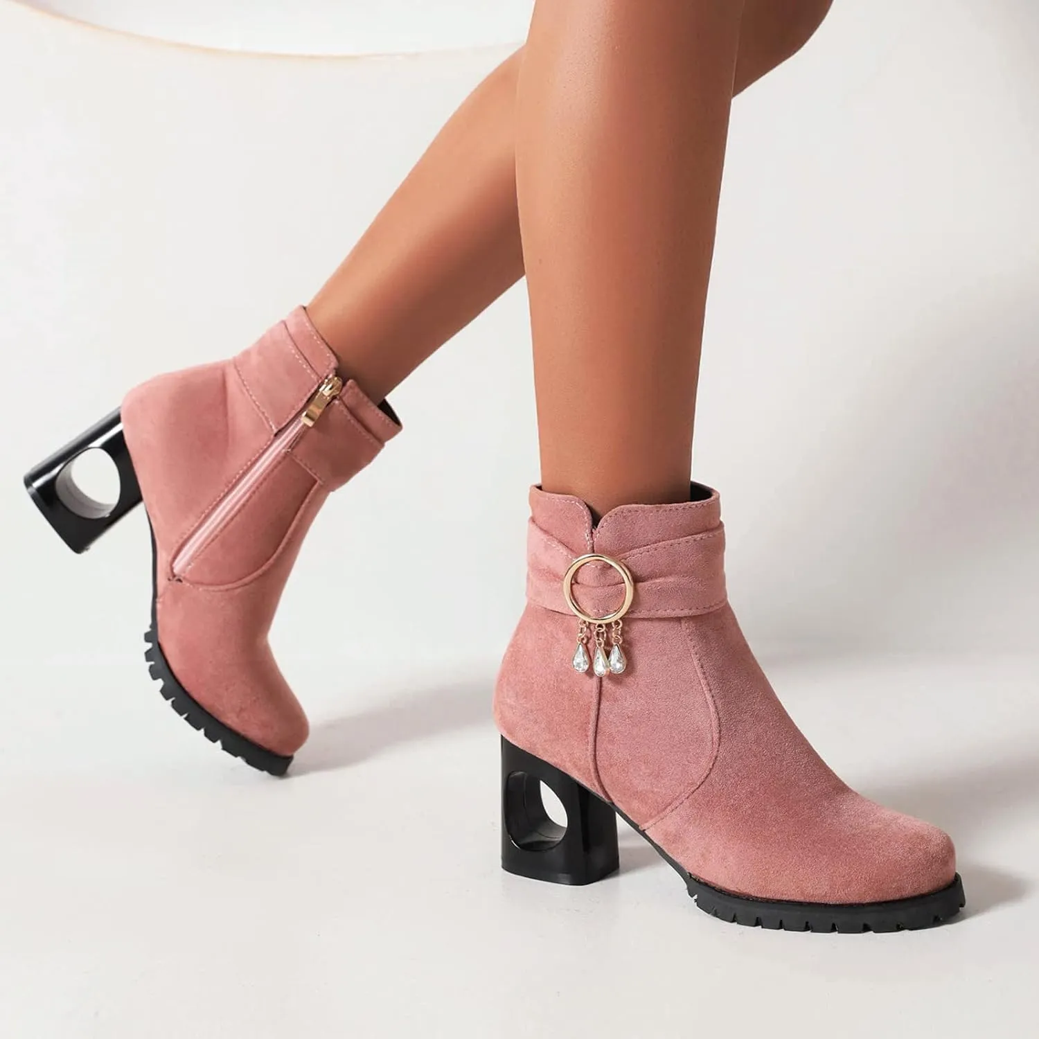 Fall Boots for Women 2024 Ankle Flat Booties for Women 2024 Black Leather Boots Men Mens Casual Boot Closed Back Lightweight Breathable Low Heel Comfortable Pointed Toe
