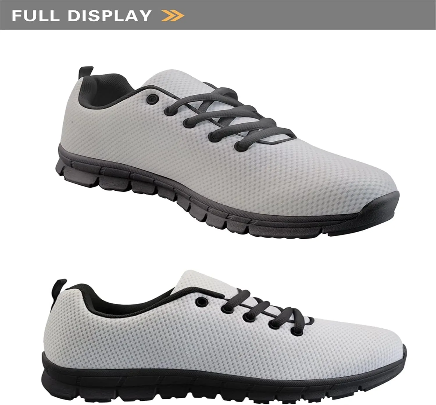 Forchrinse Sunflower Unisex Running Shoes Women Men Soft Walking Running Shoes Casual Gym Athletic Sneaker