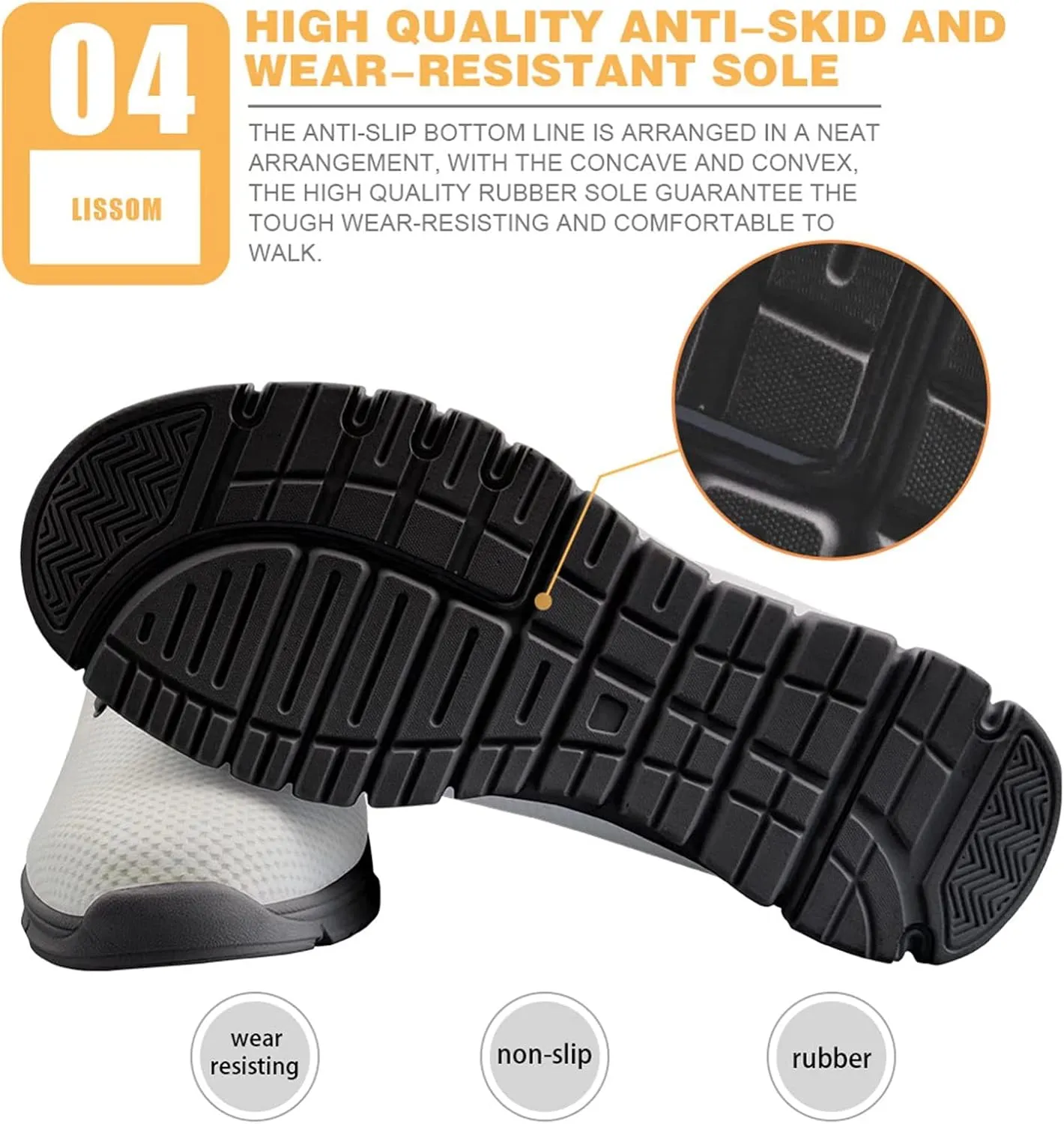 Forchrinse Sunflower Unisex Running Shoes Women Men Soft Walking Running Shoes Casual Gym Athletic Sneaker