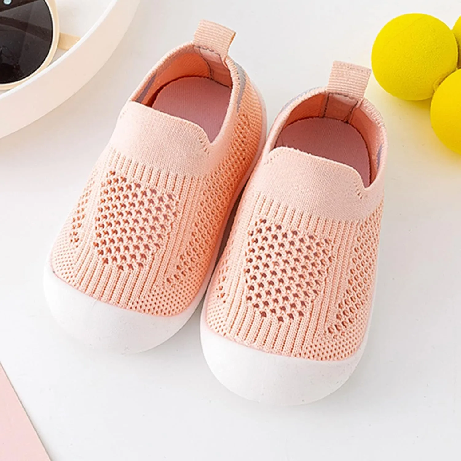 Infant Toddler Shoes Hollow Out Breathable Socks Shoes Soft Sole Non Slip Wear Out Toddler Floor Shoes Slip Girls