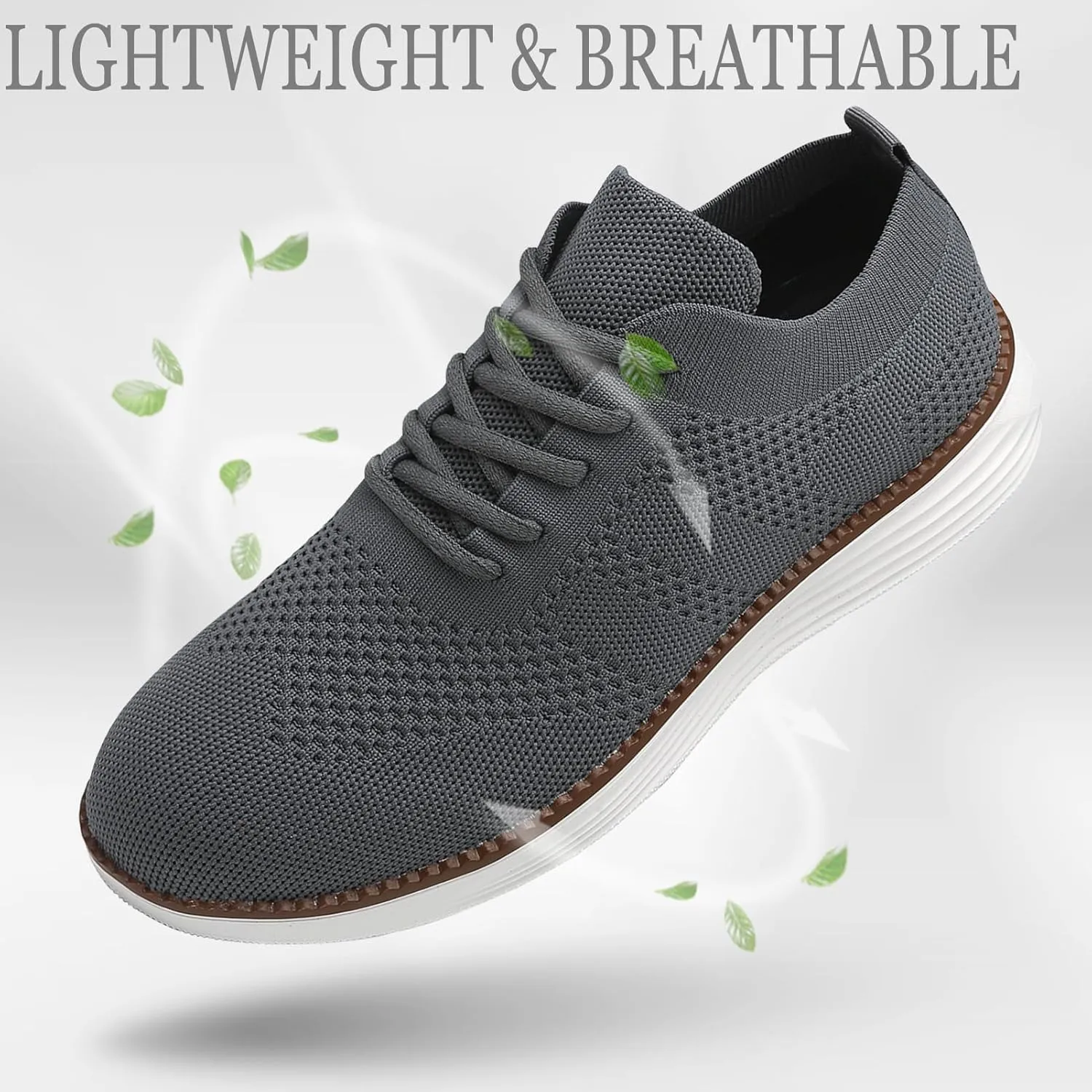 Mens Casual ShoesSlip on Dress Shoes Business Shoes for Men Walking Sneakers Loafers Comfortable Lightweight