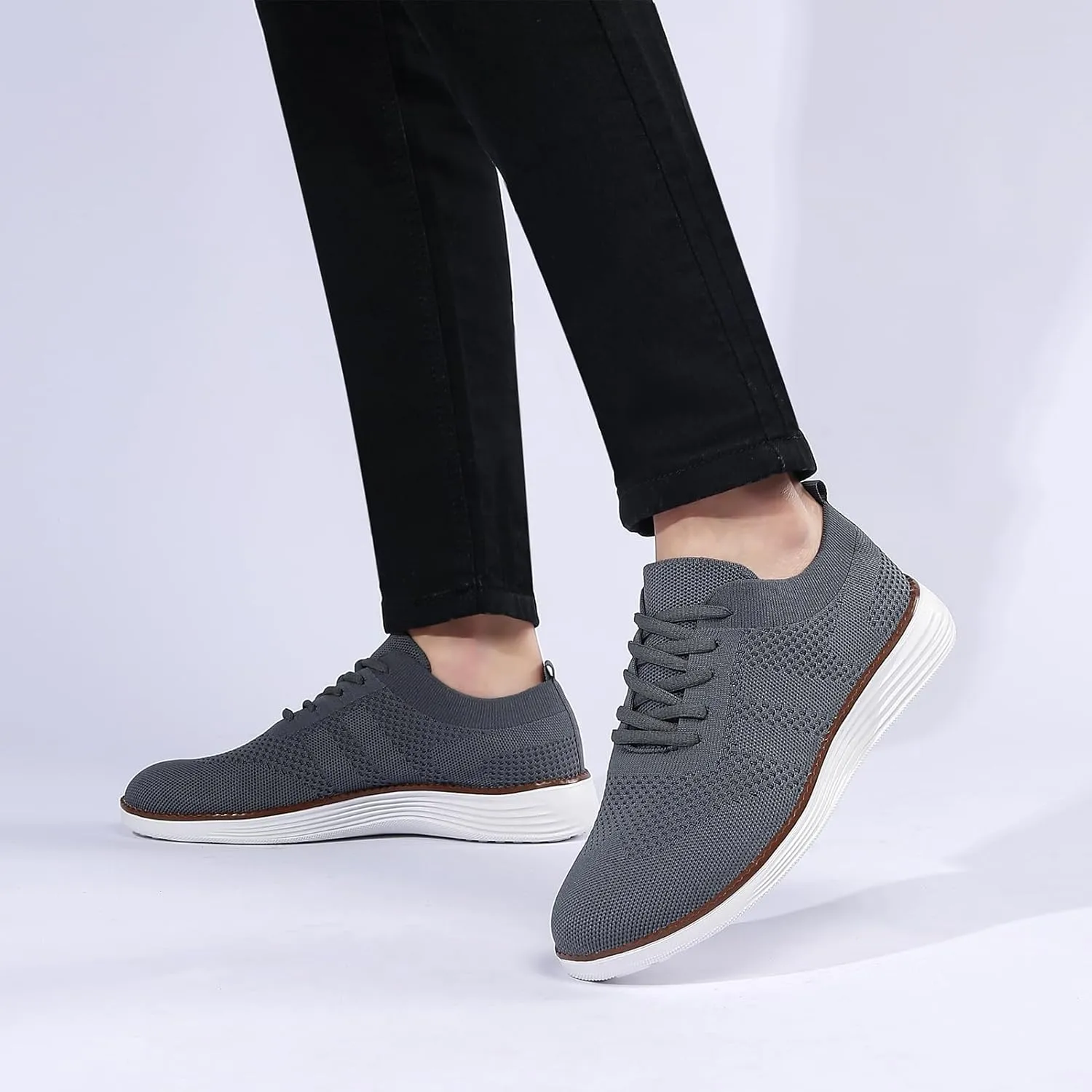 Mens Casual ShoesSlip on Dress Shoes Business Shoes for Men Walking Sneakers Loafers Comfortable Lightweight